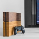 Coque en bois pour PS4