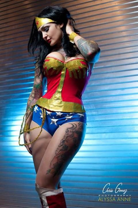 Cosplay sexy de Wonder Woman