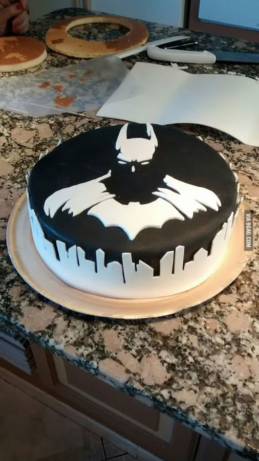 Le gâteau Batman