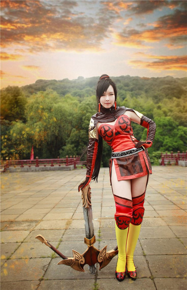 Cosplay sexy de Lian Shi de Dynasty Warriors