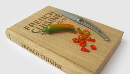 Planche à découper livre de cuisine