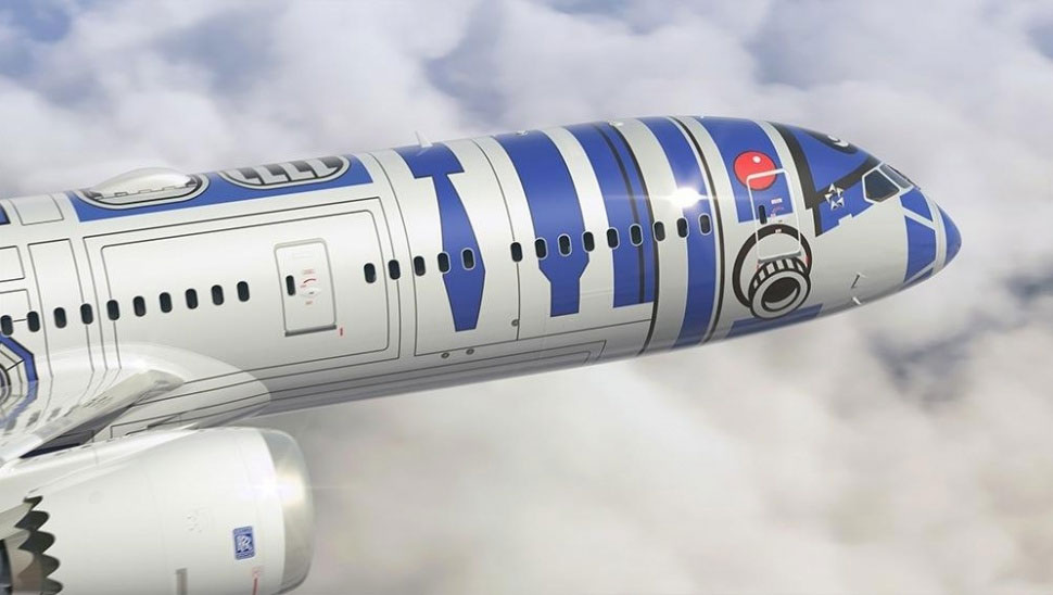 Un avion en mode R2-D2