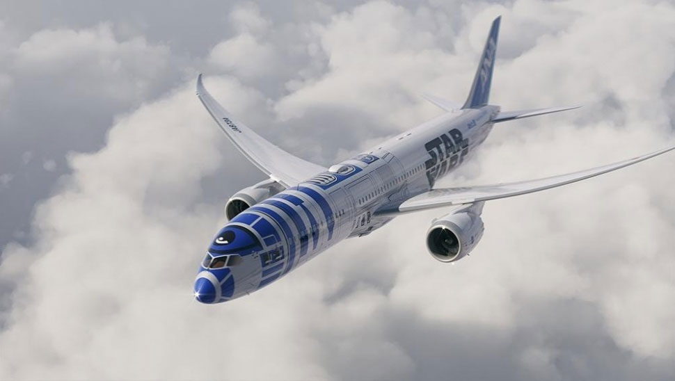 Un avion en mode R2-D2