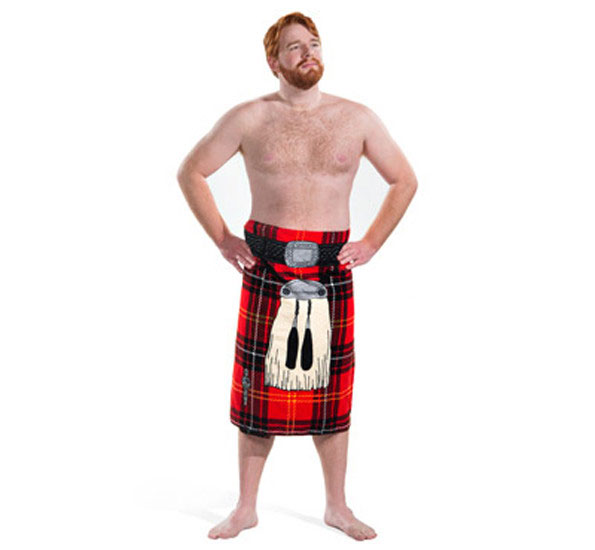 Serviette de plage Kilt