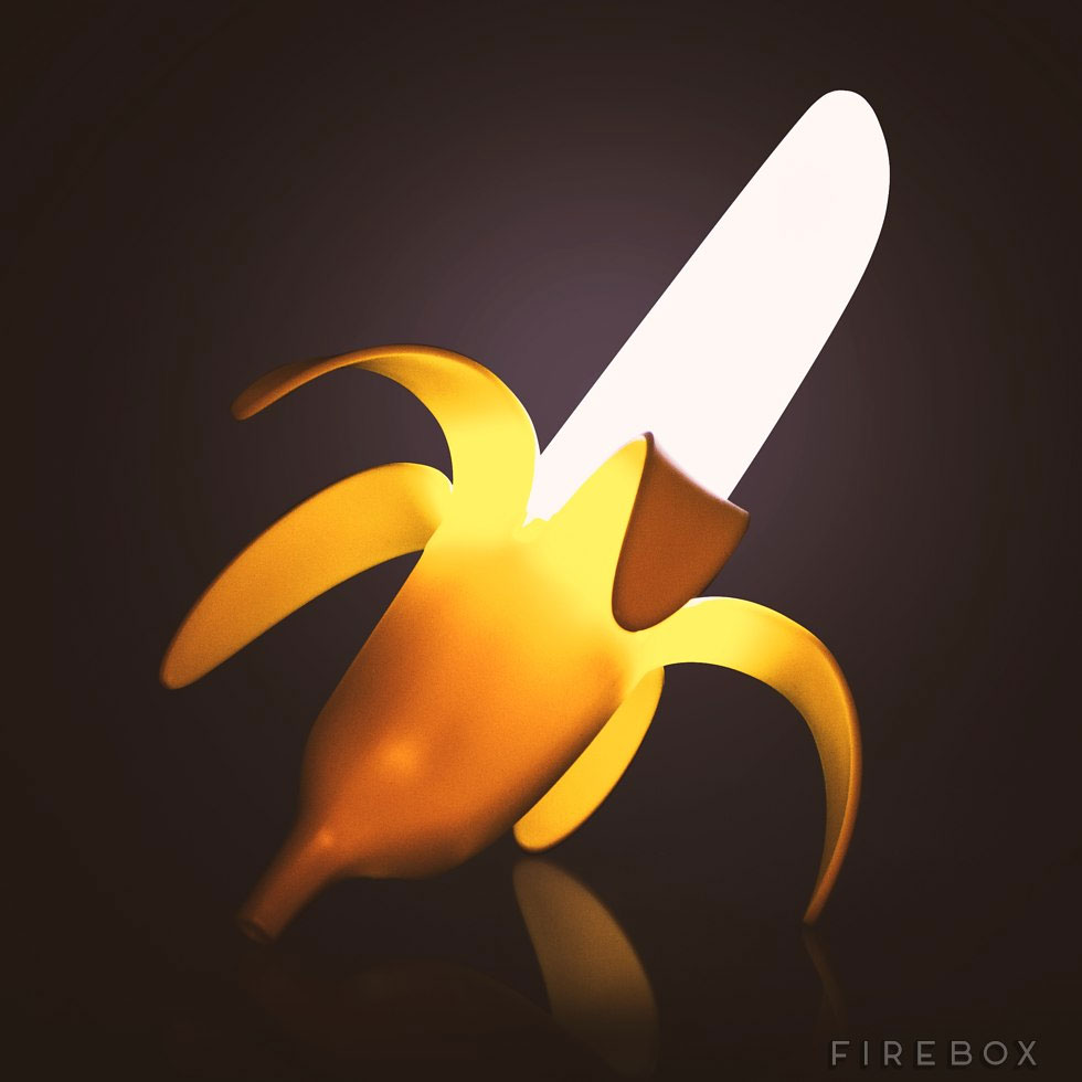 Lampe portative banane