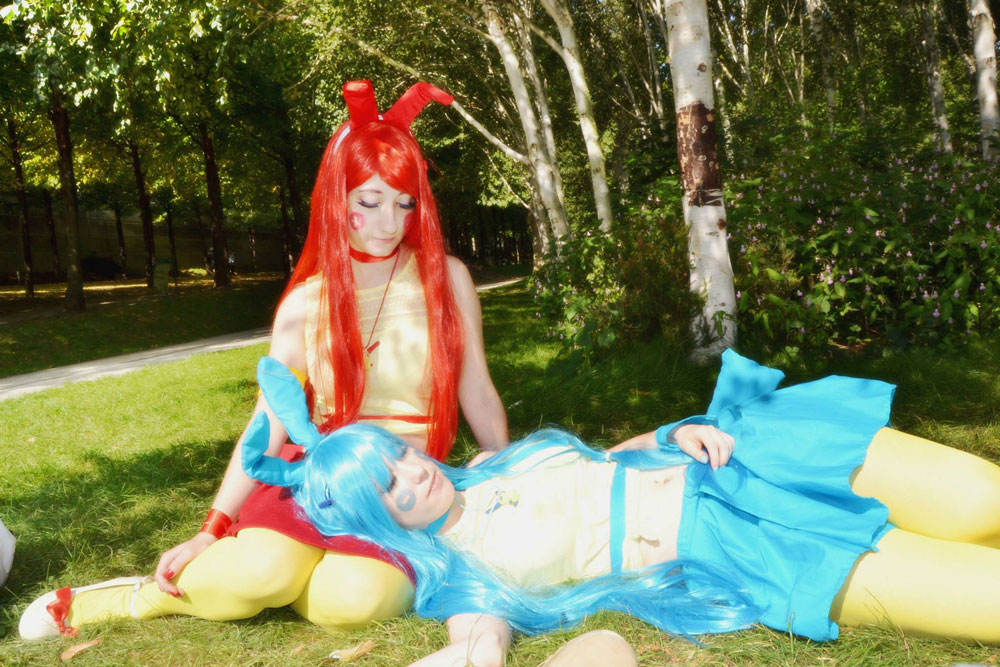Cosplay Posipi & Negapi de Pokemon