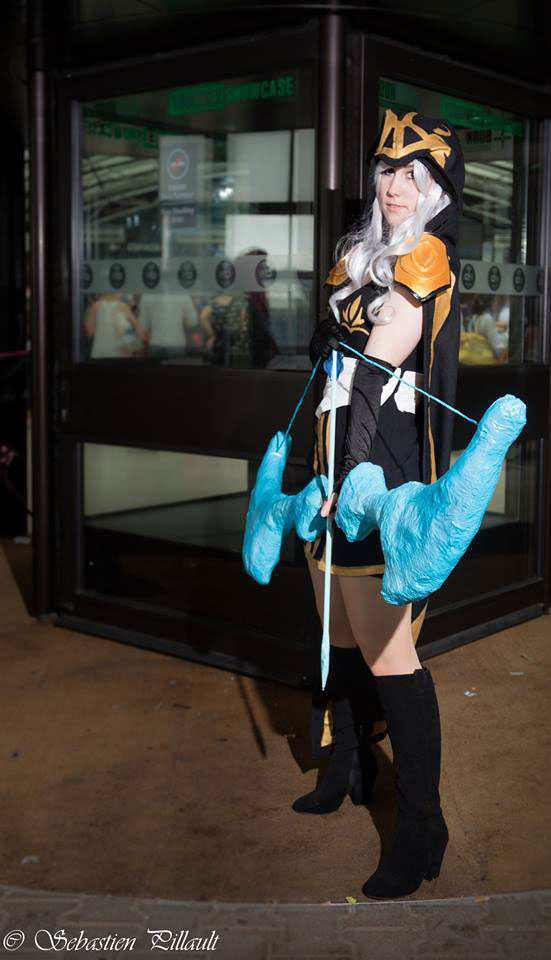 Cosplay Ashe de League of Legend
