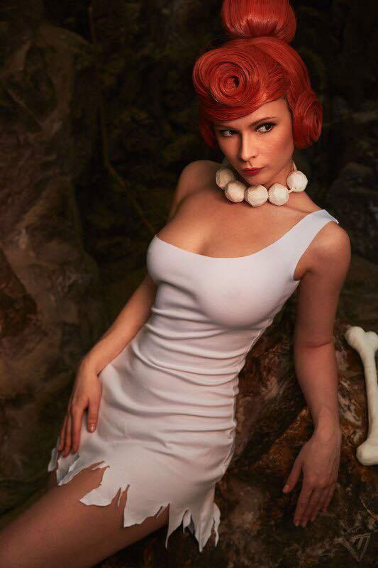 Cosplay sexy Wilma Flintstone