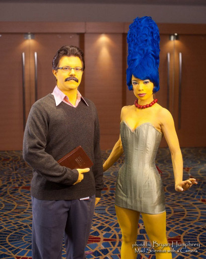 Cosplay de Marge Simpson