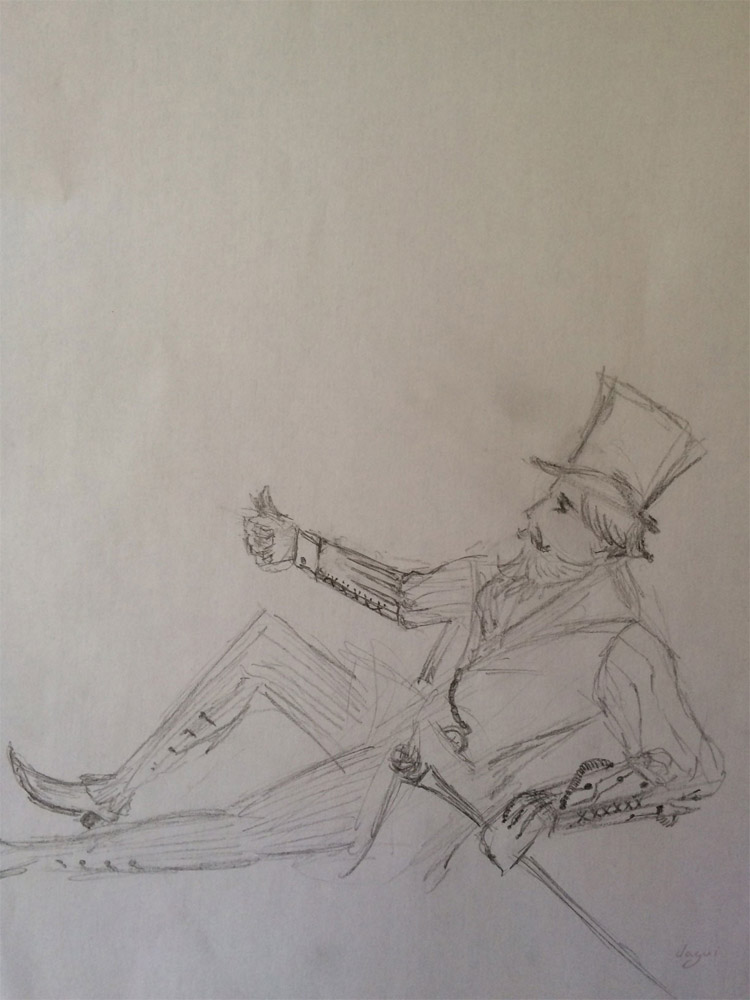 Déjeuner sur l'herbe Steampunk