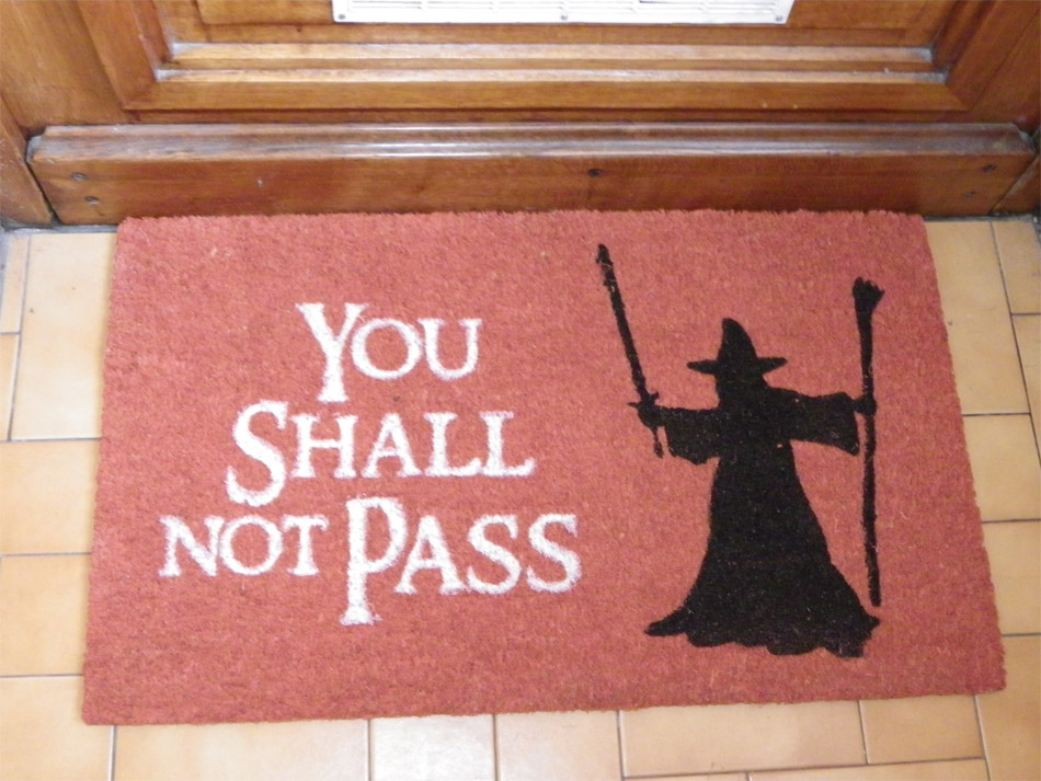 Paillasson You shall not pass