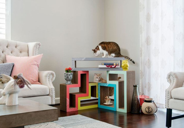 Griffoir pour chat Tetris