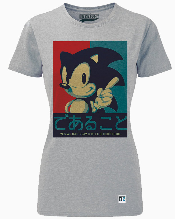 T-Shirt Sonic Yes We Can Play Too