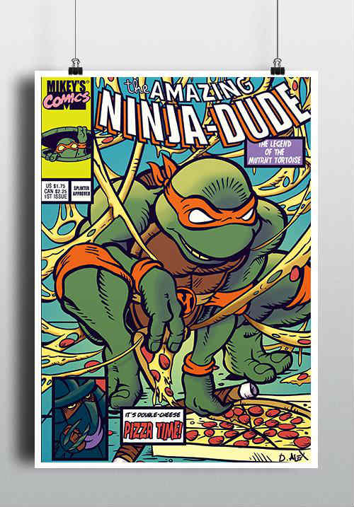 affiche turtle