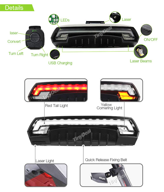Clignotants pour vélo