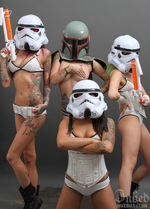 Des cosplays sexy de Stormtroopers.