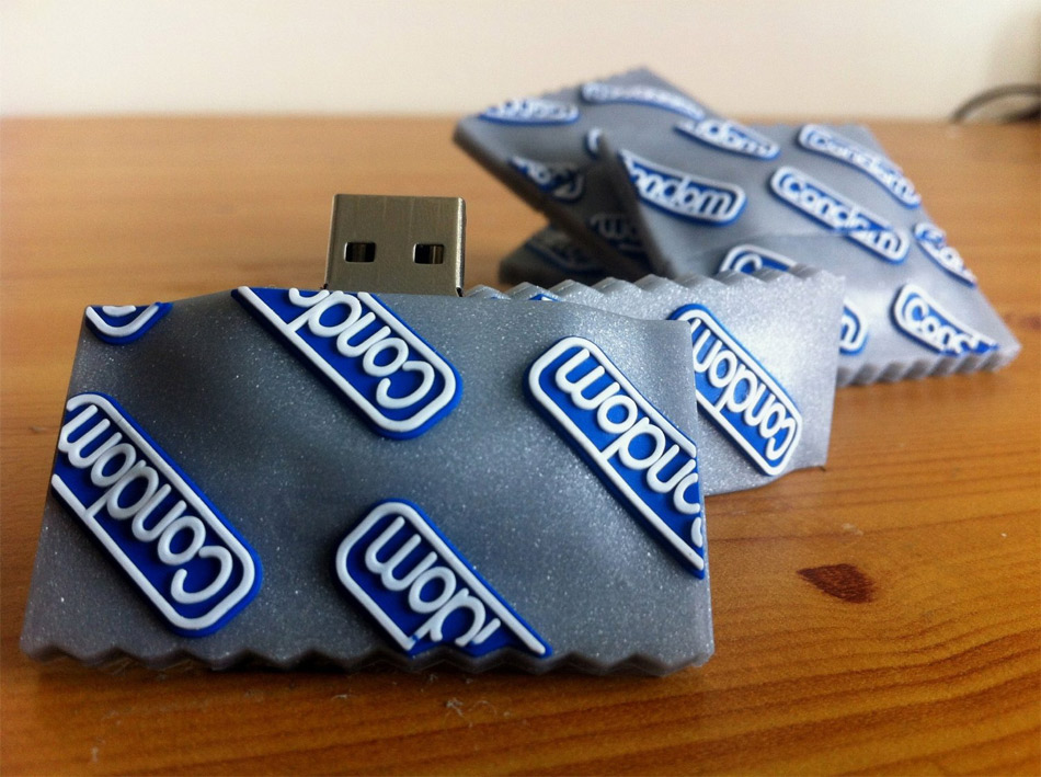 Clé USB préservatif