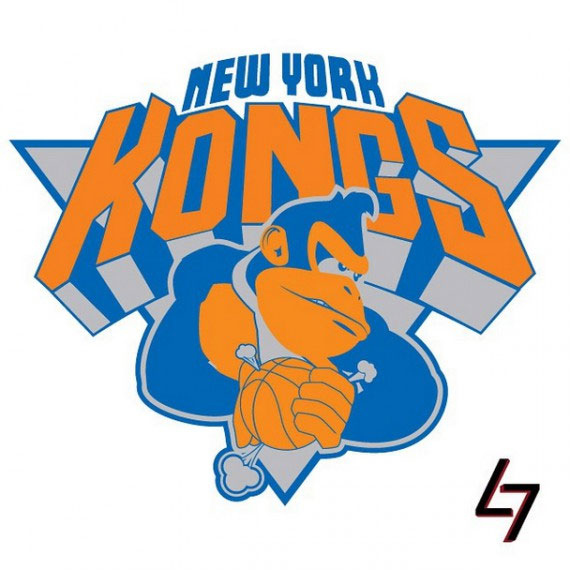 Les héros de jeux vidéo transformés en logos NBA
