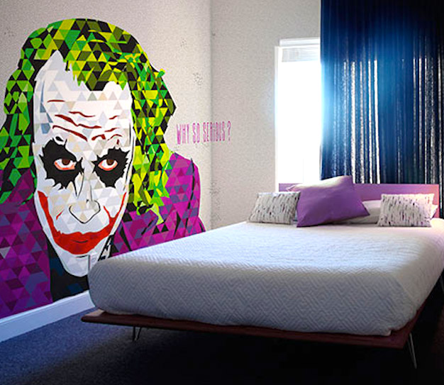 Sitcker mural du Joker