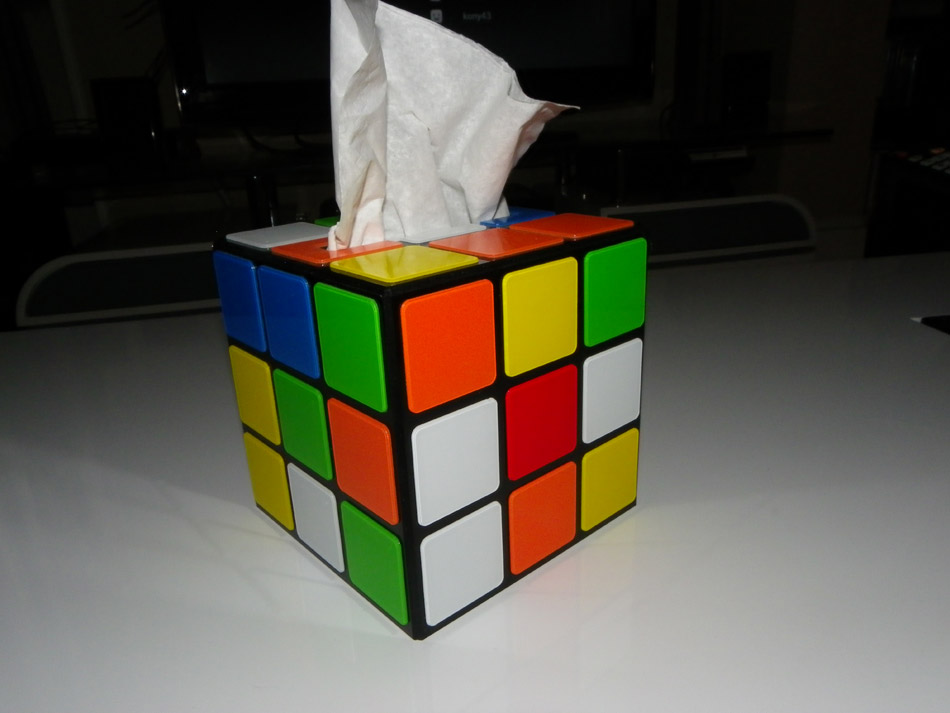 Boite à mouchoirs Rubik's Cube