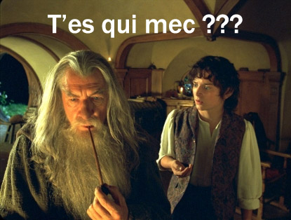 Gandalf et Frodon n'ont pas tourné une scène ensemble