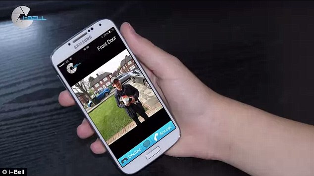 Sonnette connectée à son smartphone