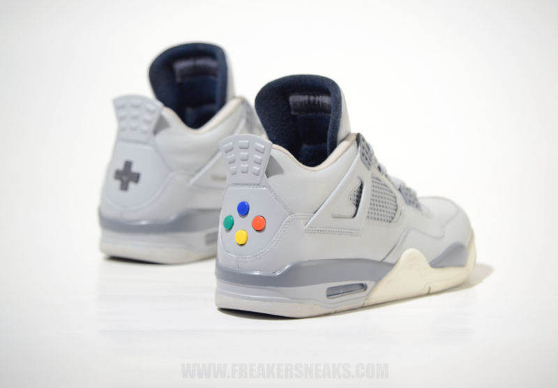 sneakers air jordan 4 nintendo nes