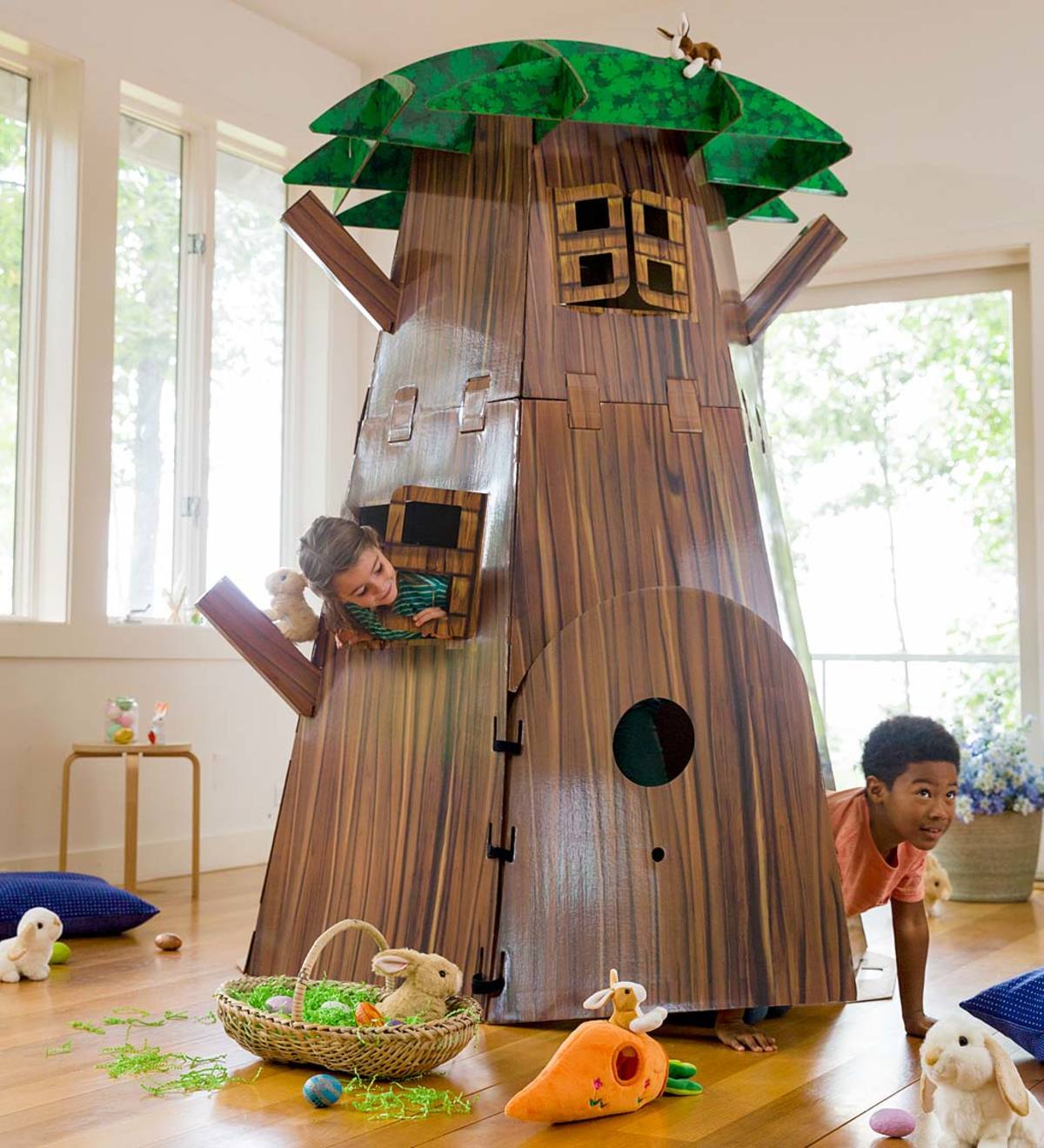 Grand arbre en carton avec Kit de construction Enfant de Geek, Idee deco, Jouet Geek Enfant