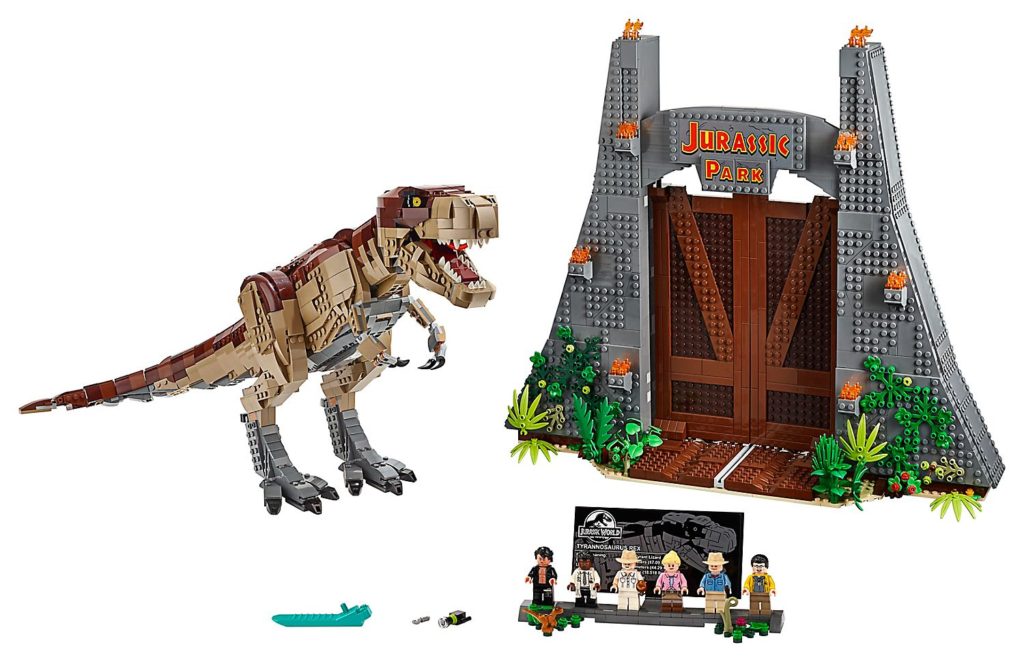 Jurassic Park : le carnage du T. rex en Lego 75936